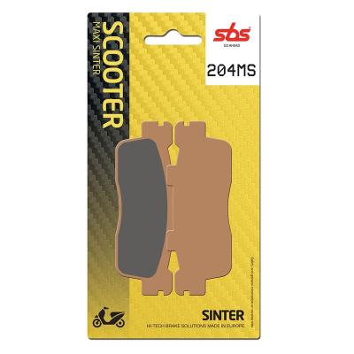 Plaquettes de freins SBS 204MS Sinter M&eacute;tal Fritt&eacute; Arri&egrave;re