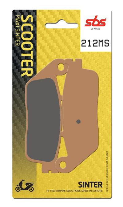 Plaquettes de freins SBS 212MS