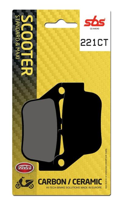 Plaquettes de freins SBS 221CT