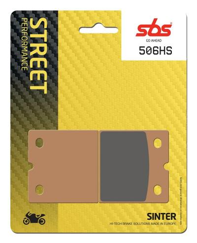 Plaquettes de freins SBS 506 HS