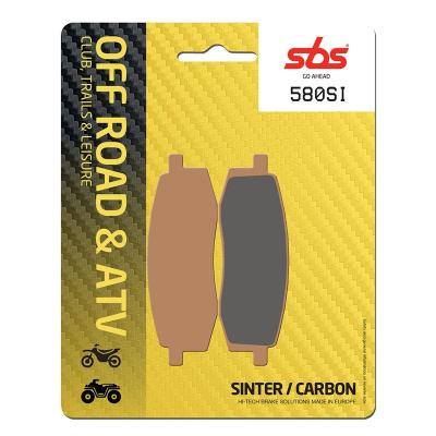 Plaquettes de freins SBS 580SI Sinter M&eacute;tal Fritt&eacute; avant