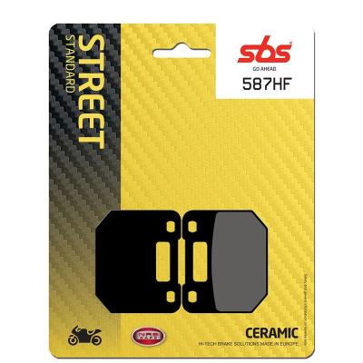 Plaquettes de freins SBS 587HF Organique avant