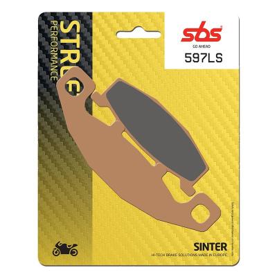 Plaquettes de freins SBS 597LS Sinter M&eacute;tal Fritt&eacute; arri&egrave;re