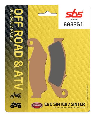 Plaquettes de freins SBS 603RSI