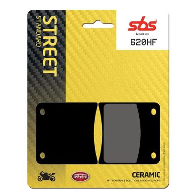 Plaquettes de freins SBS 620HF Organique avant/arri&egrave;re (selon mod&egrave;le)