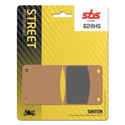 Plaquettes de freins SBS 620HS Sinter M&eacute;tal Fritt&eacute; avant