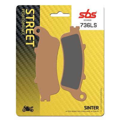 Plaquettes de freins SBS 736LS Sinter M&eacute;tal Fritt&eacute; arri&egrave;re