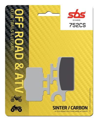 Plaquettes de freins SBS 752CS