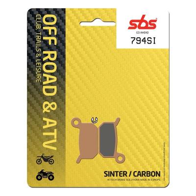 Plaquettes de freins SBS 794SI Sinter M&eacute;tal Fritt&eacute; Racing arriere