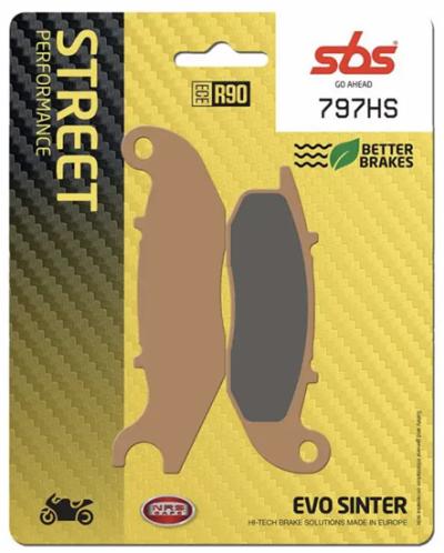 Plaquettes de freins SBS 797HS