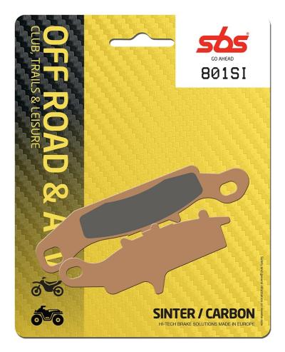 Plaquettes de freins SBS 801SI