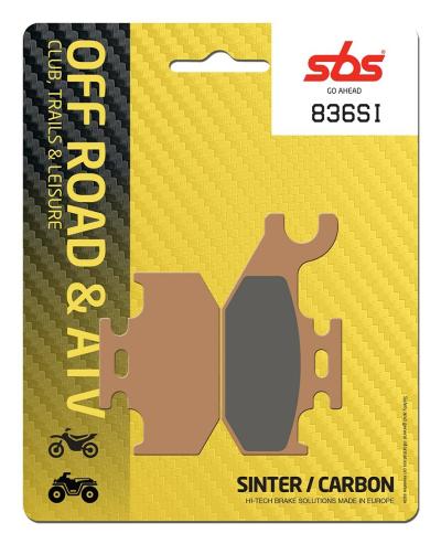 Plaquettes de freins SBS 836SI