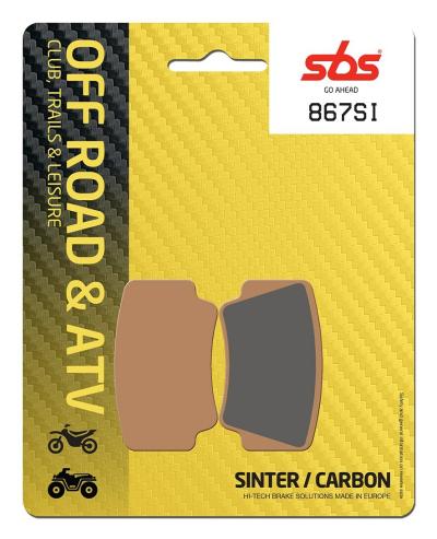 Plaquettes de freins SBS 867SI