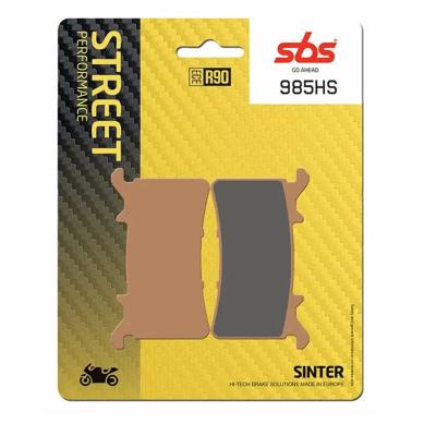 Plaquettes de freins SBS 985HS Sinter M&eacute;tal Fritt&eacute; avant