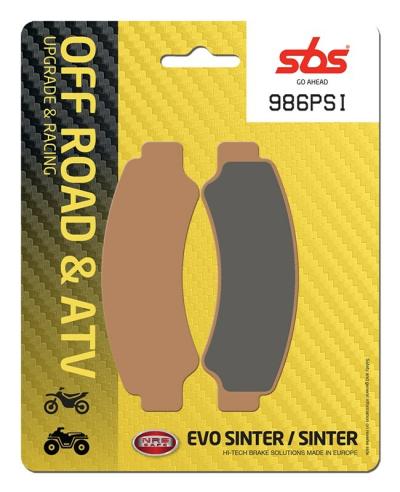 Plaquettes de freins SBS 986PSI