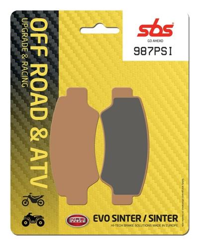 Plaquettes de freins SBS 987PSI