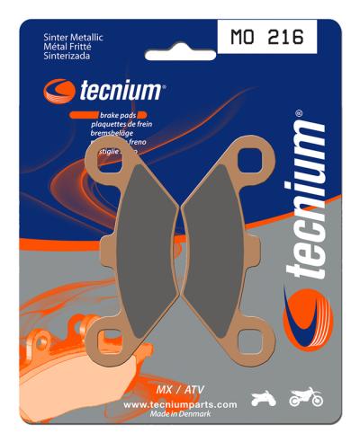 Plaquettes de freins Tecnium MX m&eacute;tal fritt&eacute; - MO216
