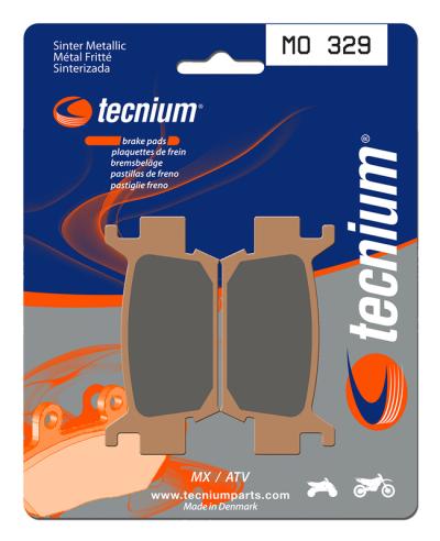 Plaquettes de freins Tecnium MX m&eacute;tal fritt&eacute; - MO329