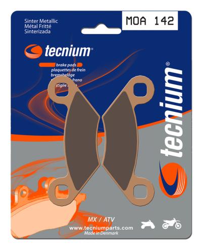 Plaquettes de freins Tecnium MX m&eacute;tal fritt&eacute; - MOA142