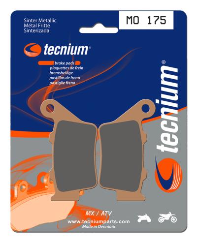 Plaquettes de freins Tecnium MX/Quad m&eacute;tal fritt&eacute; - MO175