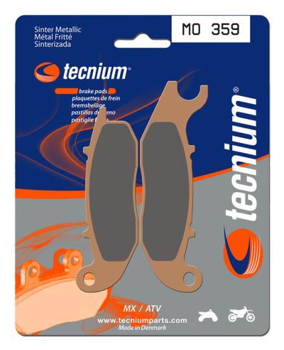 Plaquettes de freins Tecnium MX/Quad m&eacute;tal fritt&eacute; - MO359