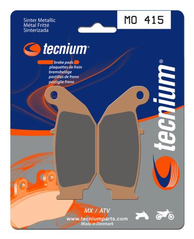 Plaquettes de freins Tecnium MX/Quad m&eacute;tal fritt&eacute; - MO415