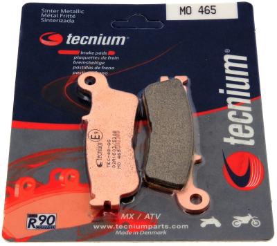 Plaquettes de freins Tecnium MX/Quad m&eacute;tal fritt&eacute; - MO465