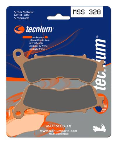 Plaquettes de freins Tecnium Maxi Scooter m&eacute;tal fritt&eacute; - MSS328