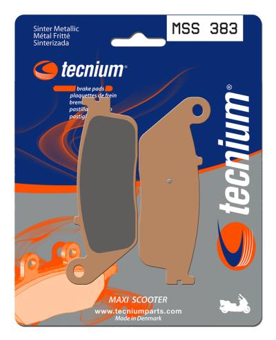 Plaquettes de freins Tecnium Maxi Scooter m&eacute;tal fritt&eacute; - MSS383