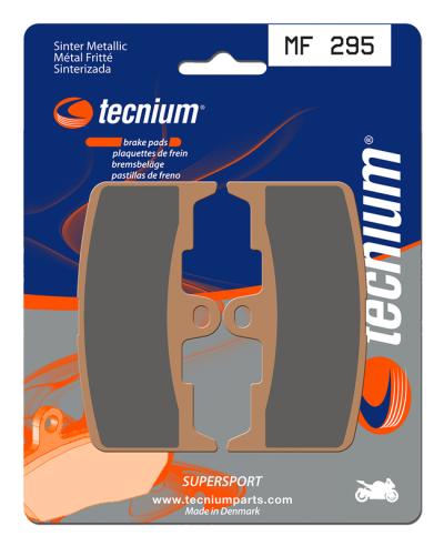 Plaquettes de freins Tecnium Performance m&eacute;tal fritt&eacute; - MF295