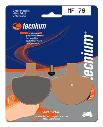 Plaquettes de freins Tecnium Performance m&eacute;tal fritt&eacute; - MF79