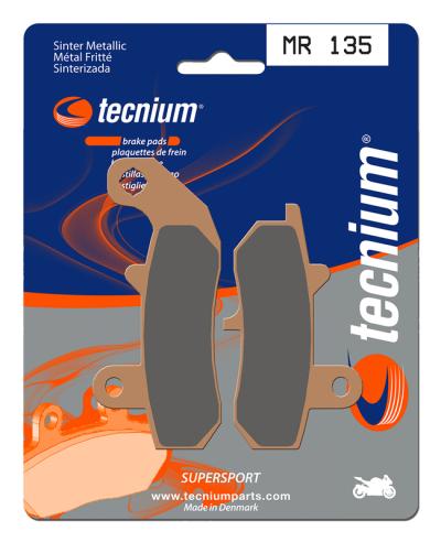 Plaquettes de freins Tecnium Performance m&eacute;tal fritt&eacute; - MR135