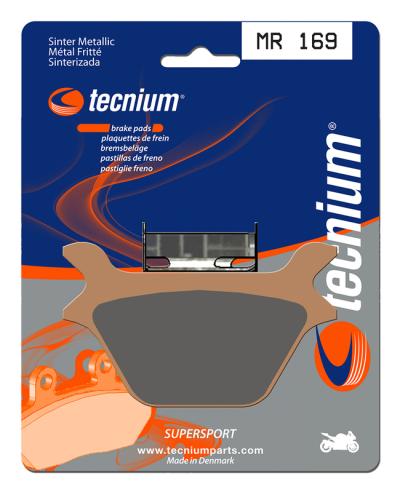 Plaquettes de freins Tecnium Performance m&eacute;tal fritt&eacute; - MR169