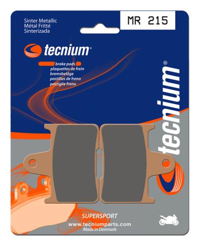 Plaquettes de freins Tecnium Performance m&eacute;tal fritt&eacute; - MR215