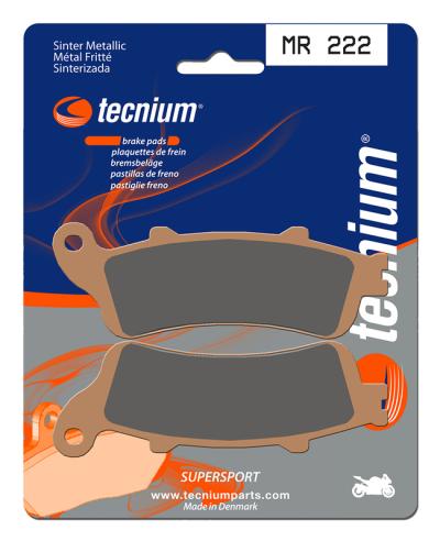 Plaquettes de freins Tecnium Performance m&eacute;tal fritt&eacute; - MR222