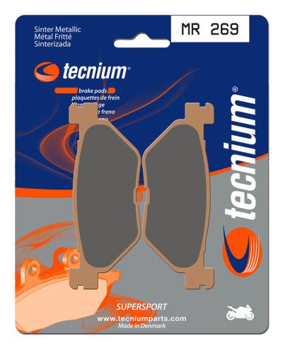 Plaquettes de freins Tecnium Performance m&eacute;tal fritt&eacute; - MR269