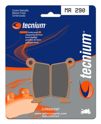 Plaquettes de freins Tecnium Performance m&eacute;tal fritt&eacute; - MR290