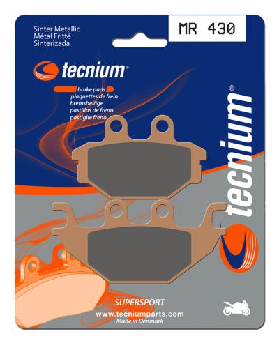 Plaquettes de freins Tecnium Performance m&eacute;tal fritt&eacute; - MR430