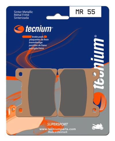 Plaquettes de freins Tecnium Performance m&eacute;tal fritt&eacute; - MR55
