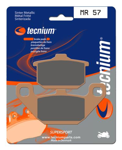Plaquettes de freins Tecnium Performance m&eacute;tal fritt&eacute; - MR57