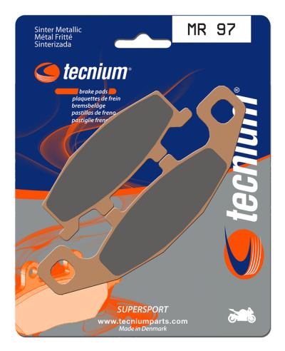 Plaquettes de freins Tecnium Performance m&eacute;tal fritt&eacute; - MR97