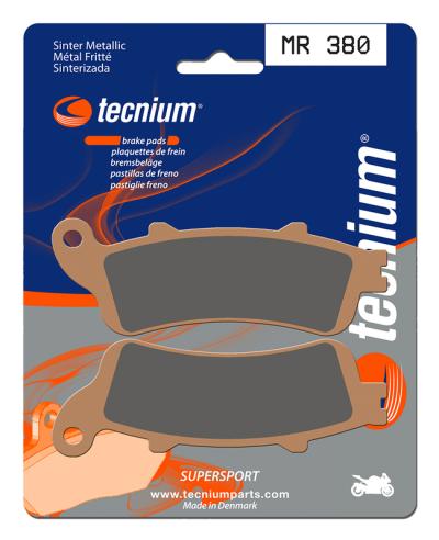 Plaquettes de freins Tecnium Performance m&eacute;tal fritt&eacute; arri&eacute;re - MR380