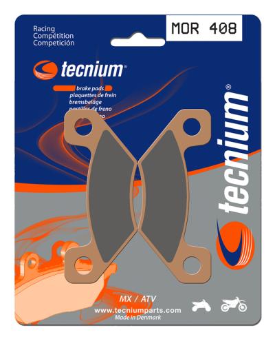Plaquettes de freins Tecnium Racing MX m&eacute;tal fritt&eacute; - MOR408