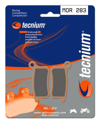 Plaquettes de freins Tecnium Racing MX/Quad m&eacute;tal fritt&eacute; - MOR283