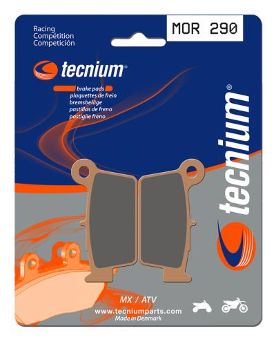 Plaquettes de freins Tecnium Racing MX/Quad m&eacute;tal fritt&eacute; - MOR290