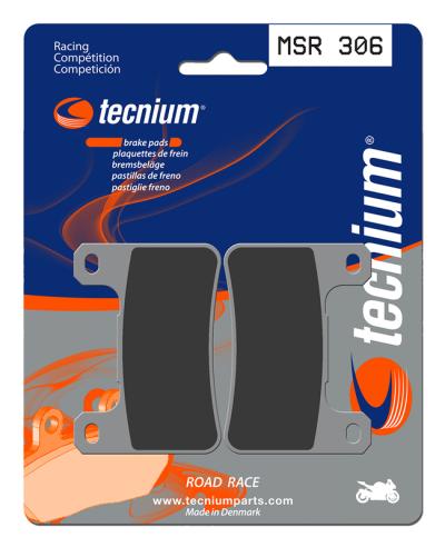 Plaquettes de freins Tecnium Racing m&eacute;tal fritt&eacute; - MSR306