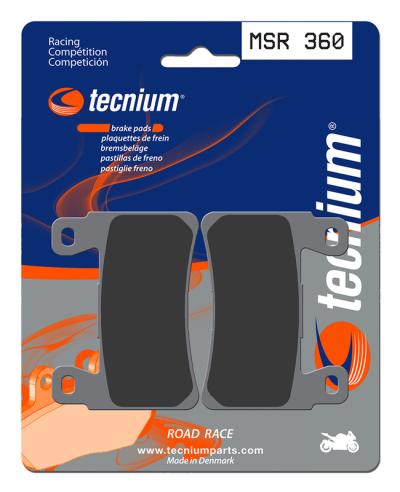 Plaquettes de freins Tecnium Racing m&eacute;tal fritt&eacute; - MSR360