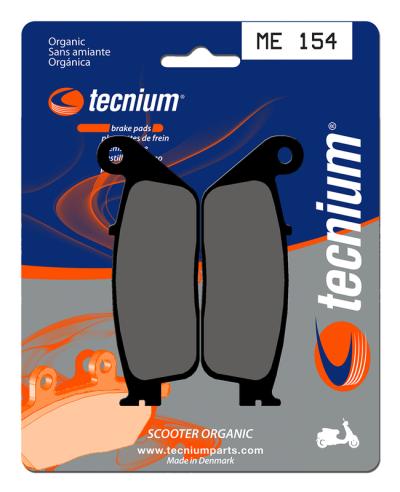 Plaquettes de freins Tecnium Scooter organique - ME154