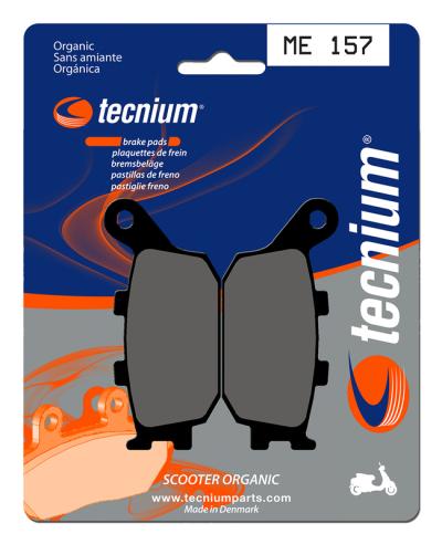 Plaquettes de freins Tecnium Scooter organique - ME157