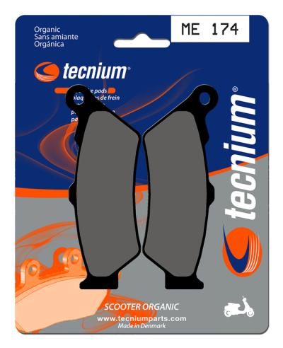 Plaquettes de freins Tecnium Scooter organique - ME174